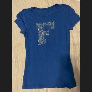 Blue Florida Gators Tee - Gems "F"